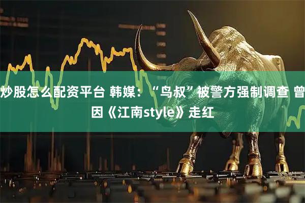 炒股怎么配资平台 韩媒：“鸟叔”被警方强制调查 曾因《江南style》走红