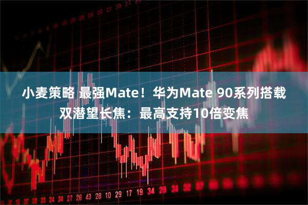 小麦策略 最强Mate！华为Mate 90系列搭载双潜望长焦：最高支持10倍变焦